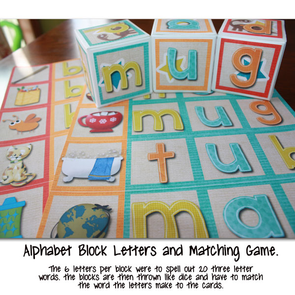 ABC Block and Matching game