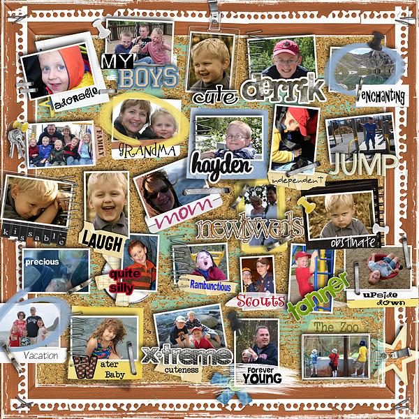 ABC list layout