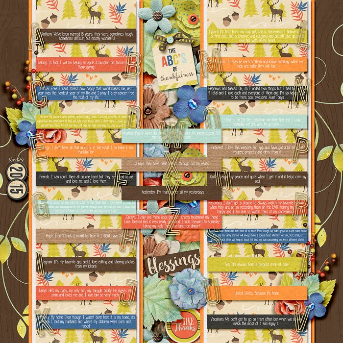 ABC's of Thankfulness