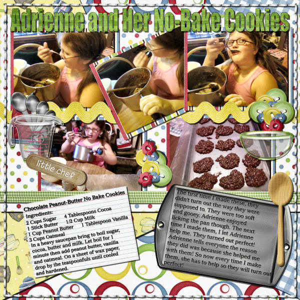 Adrienne and Her No-Bake Cookies