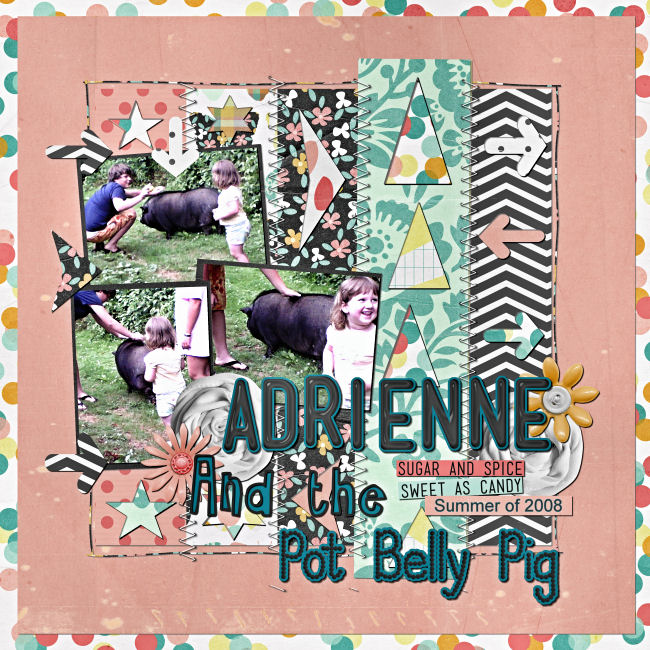Adrienne and the Pig