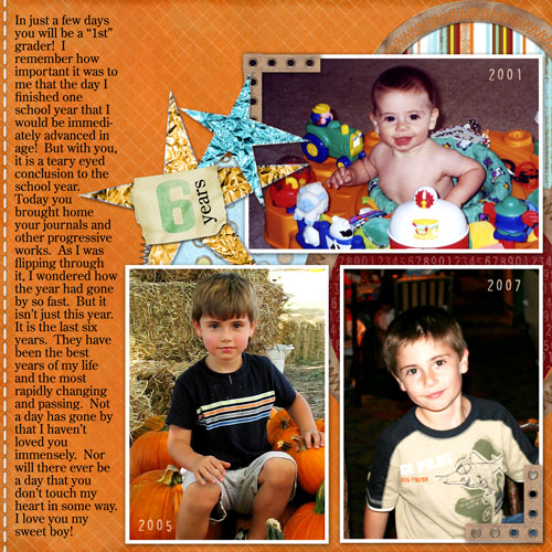 Aidan - 6 years!