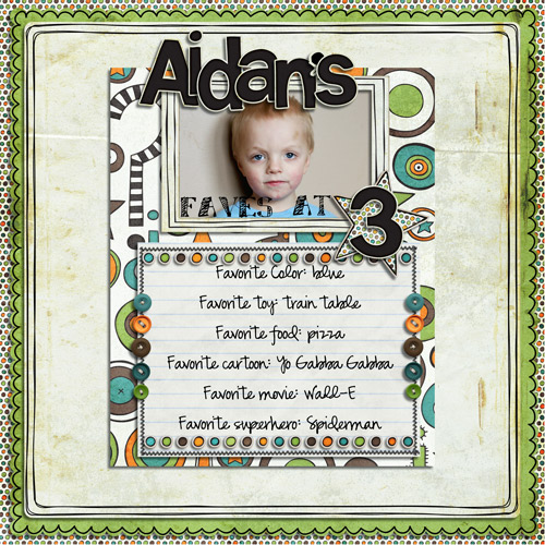 Aidan's Faves