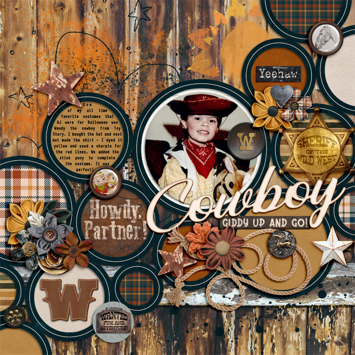 AJ as Woody the Cowboy