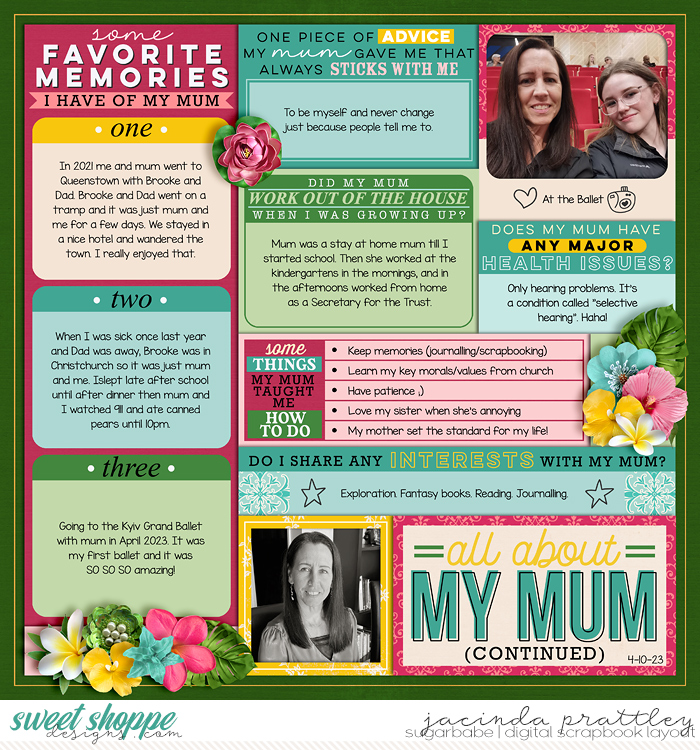 All about my Mum 2