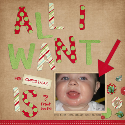 All I want for Christmas