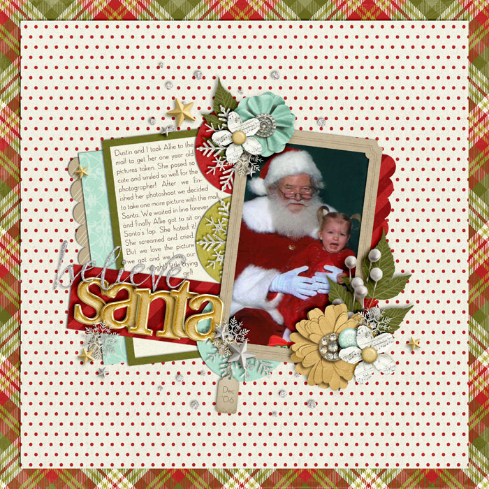 Allie and Santa