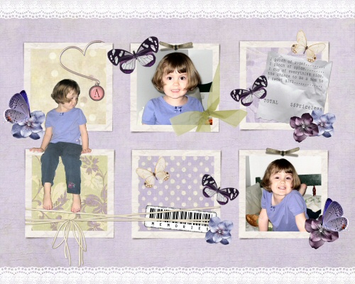 Ally purple layout