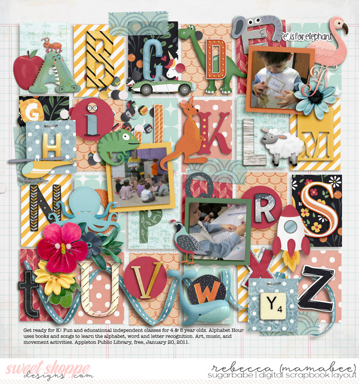 Alphabet Hour at the library
