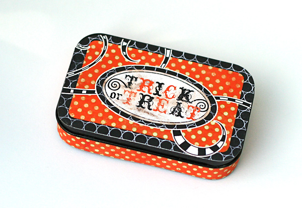 Altered Tin for Halloween