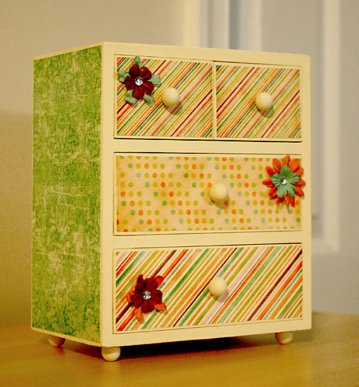 Altered Wood Dresser