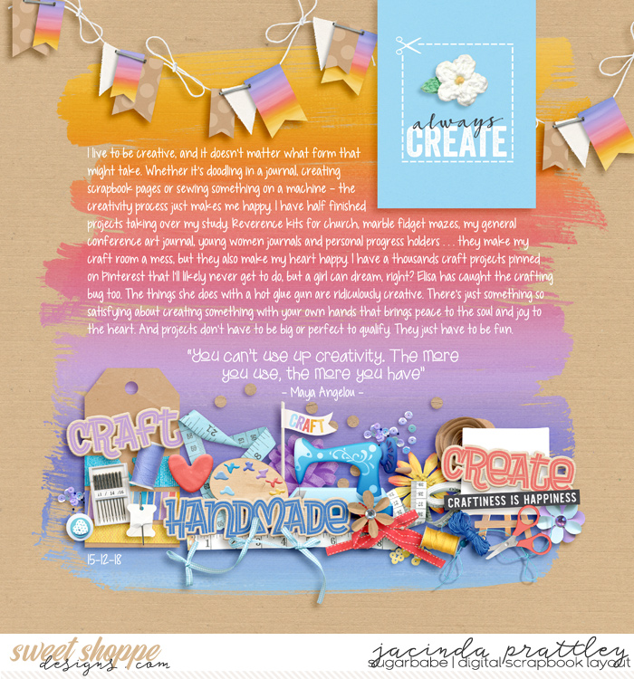 Always create