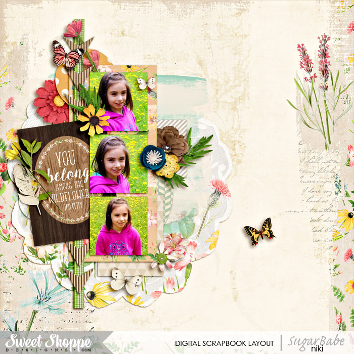 among the wildflowers