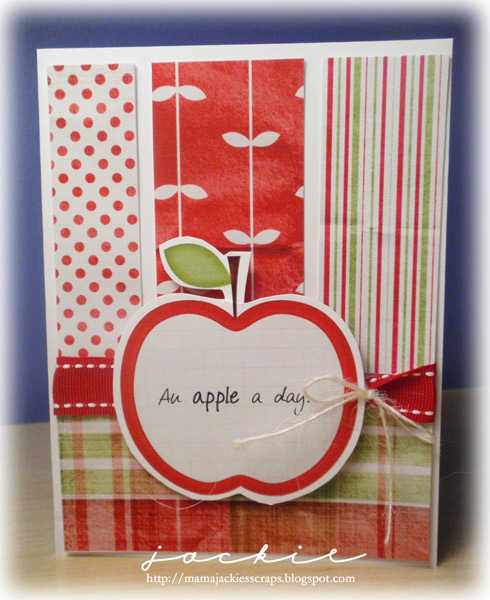 An Apple A Day Card