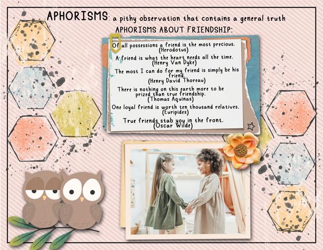Aphorisms About Friendship