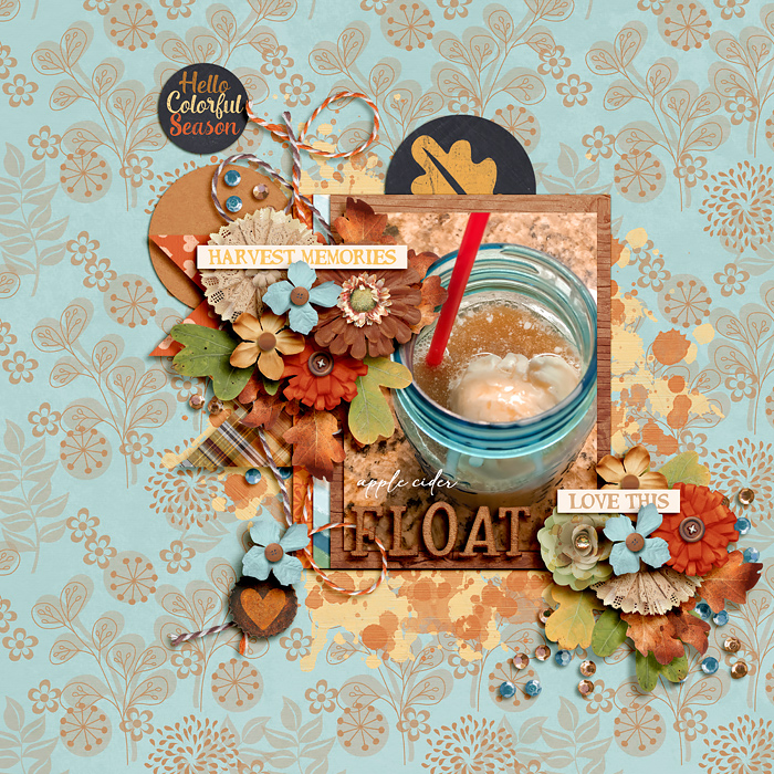 apple cider float