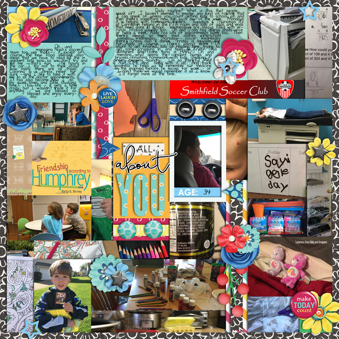 April BINGO #18 Daily Routine