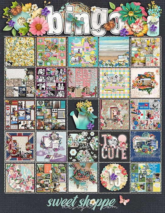 April Bingo Blackout card