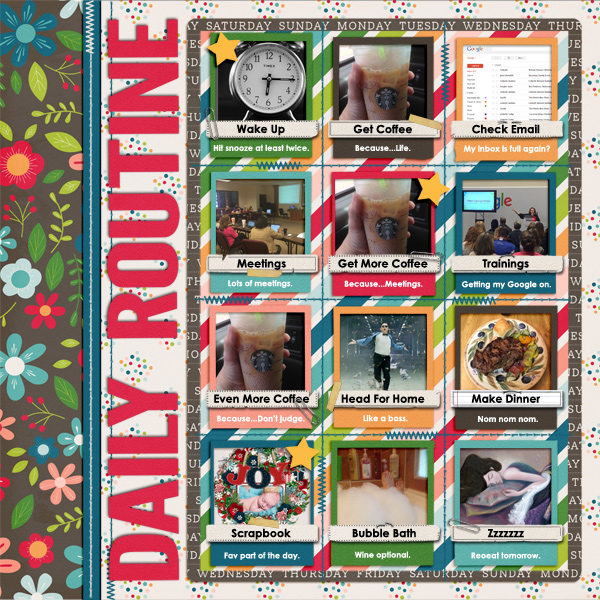 April Bingo Challenge #18: Daily Routines