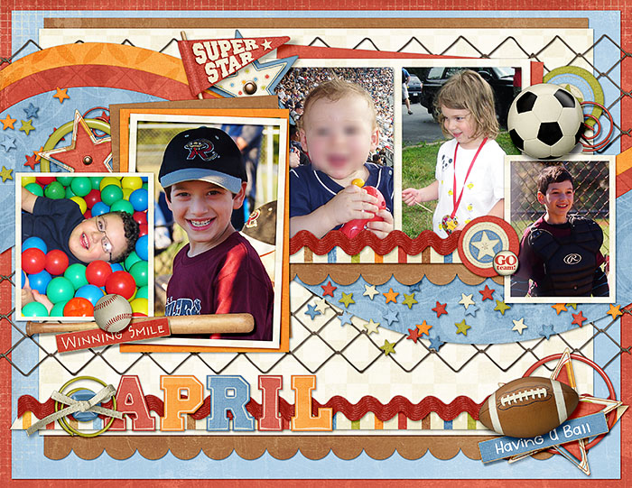 April calendar page