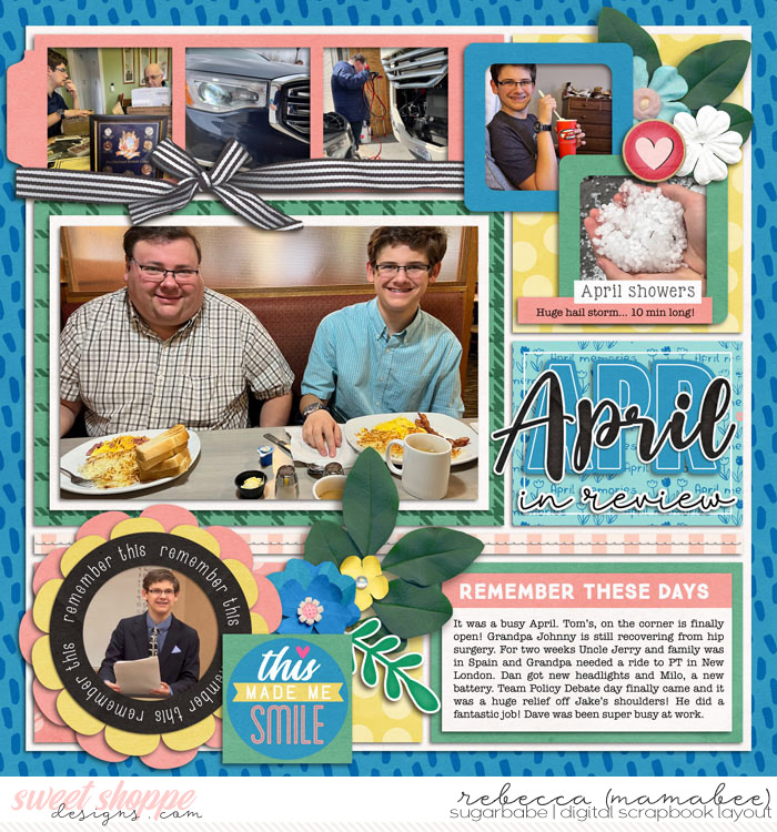 April in review, left side