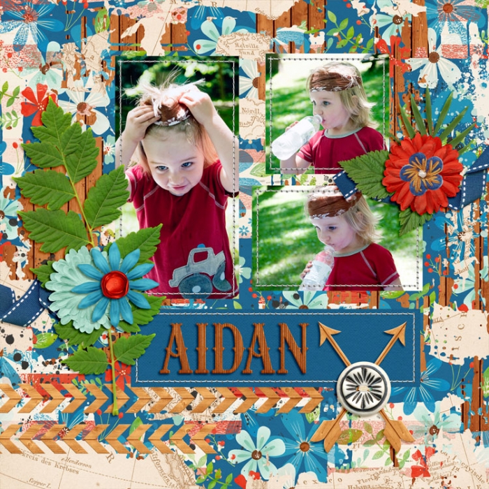 April Mashup artsy and floral