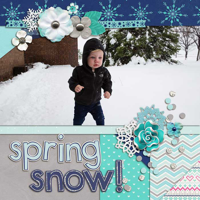 April Snow (left)