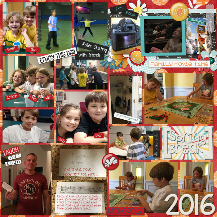 Apring BINGO #6 Word Strips