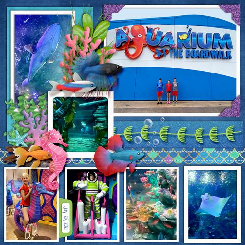 Aquarium at the Boardwalk Left