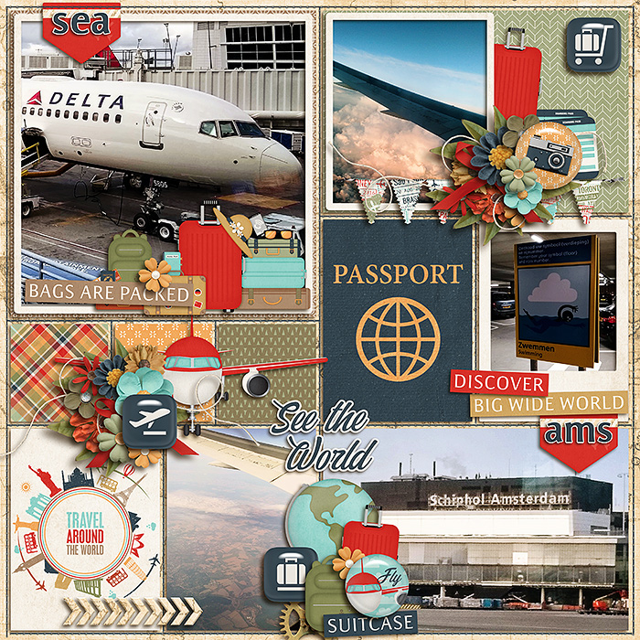 around the world