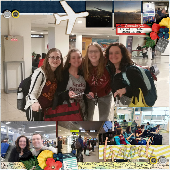 Arrival in Chile
