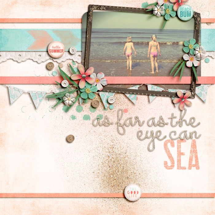 As far as the eye can sea
