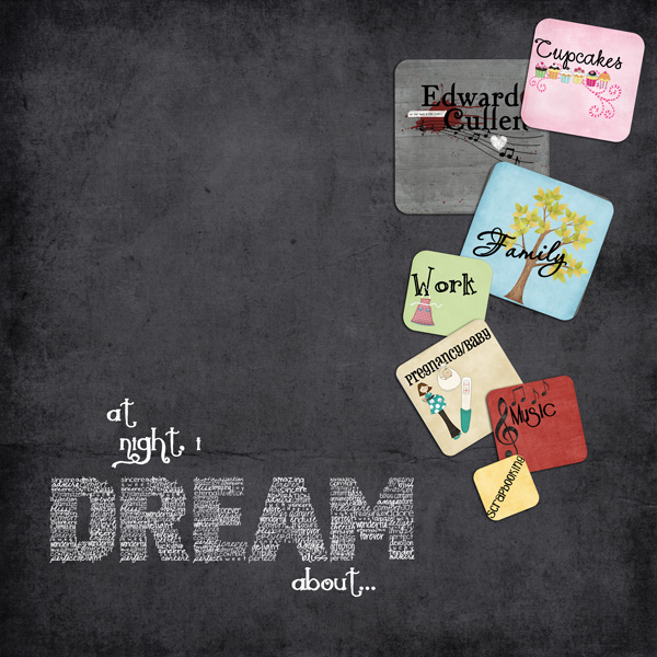 At night I dream about...