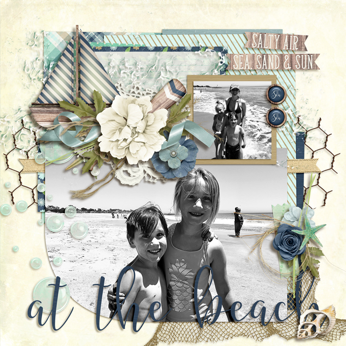 at the beach