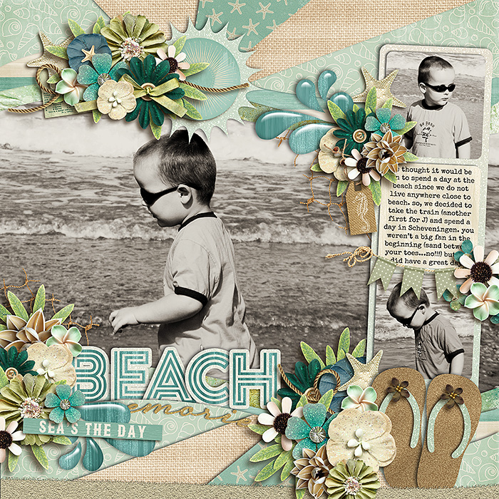at the beach