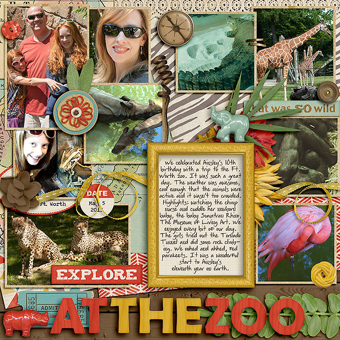 at the zoo