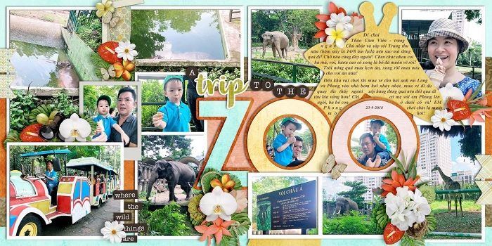 At the zoo!