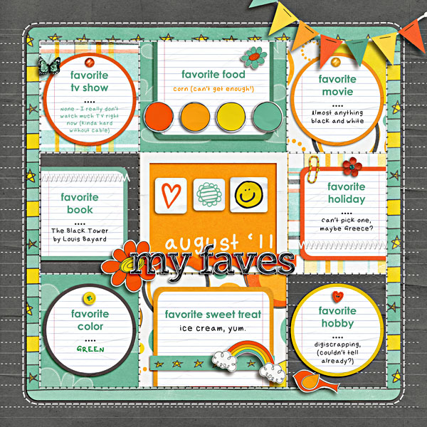 August '11 Faves