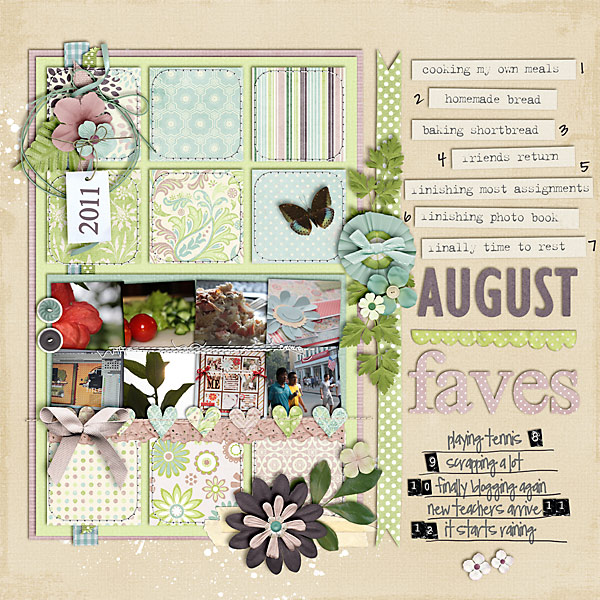 August 2011 Faves