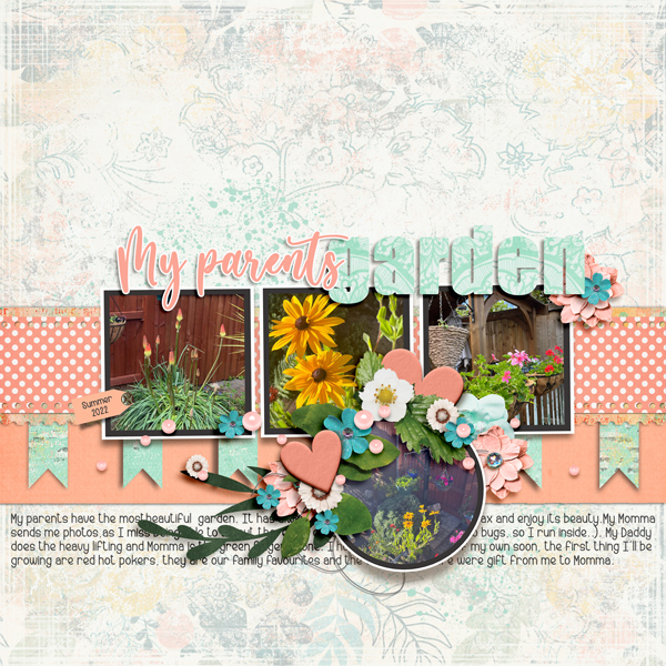 August 2022 - Scrapathon - 11Aug -  My Parent's Garden
