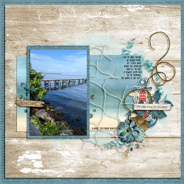 August 2022 - Scrapathon - 17Aug -  At the Sea Shore