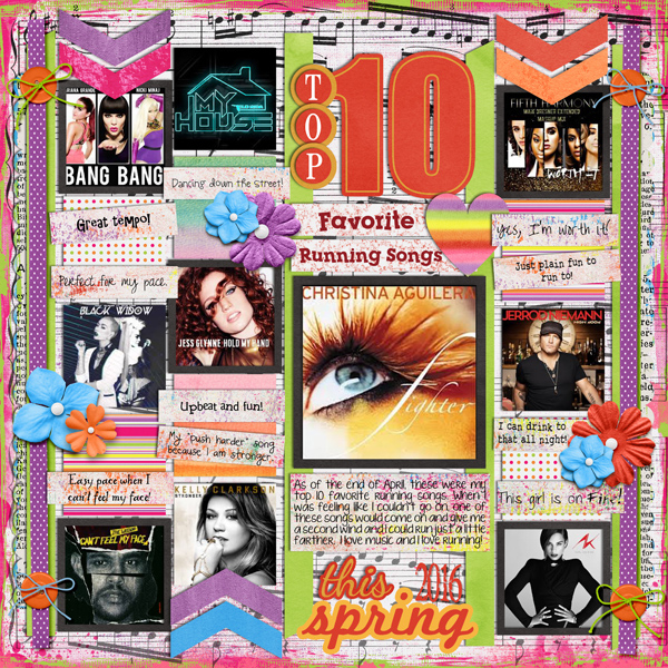 August Bingo #24-Current Top Running Playlist