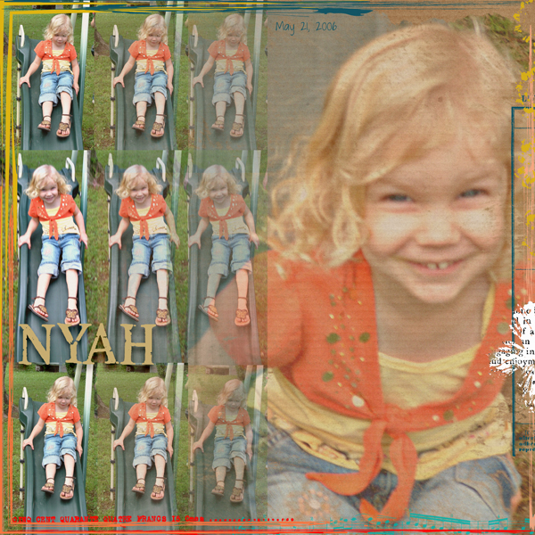August Bingo #9-Slide Slide Slide
