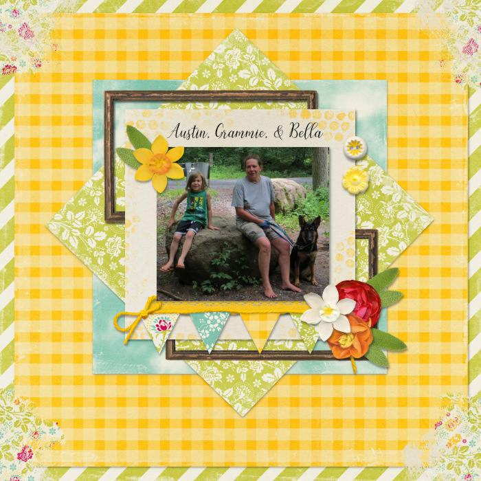 Austin, Grammie, & Bella
