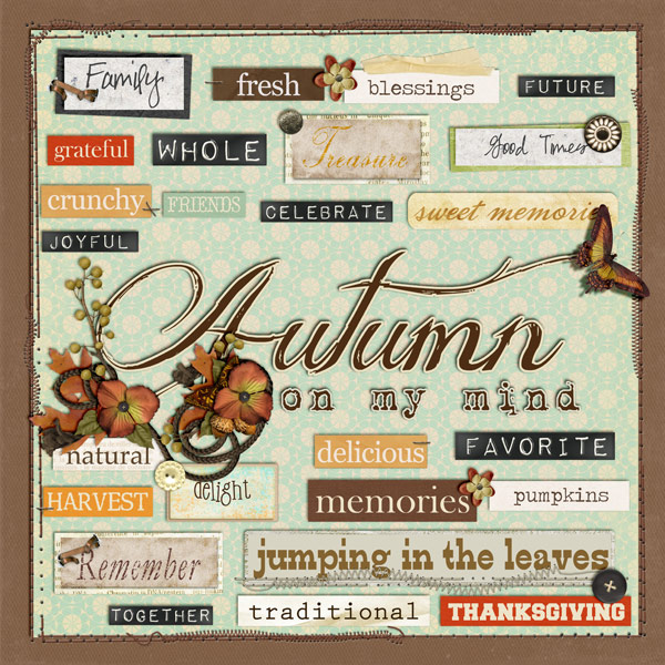 Autum on my mind