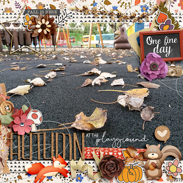 Autumn at the playground