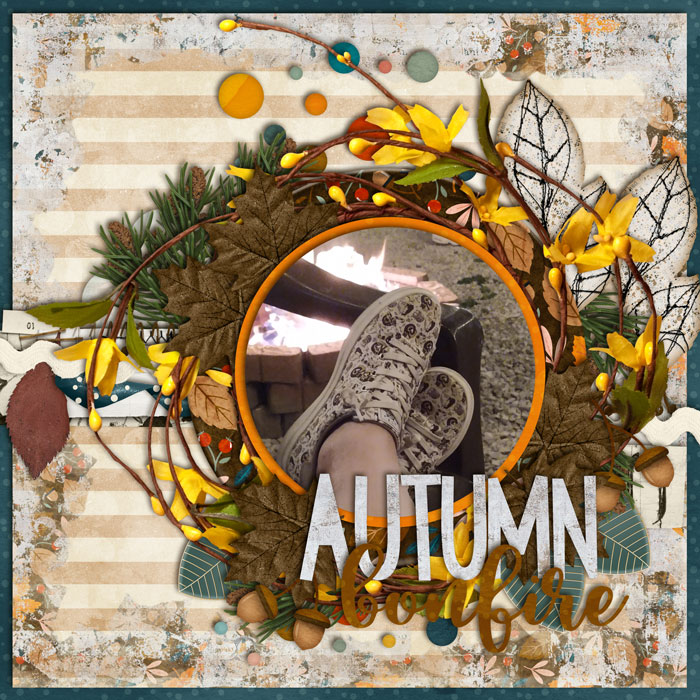 Autumn Bonfire (Scraplift)