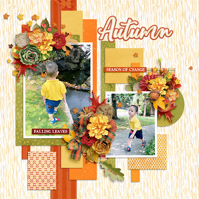 Autumn falling