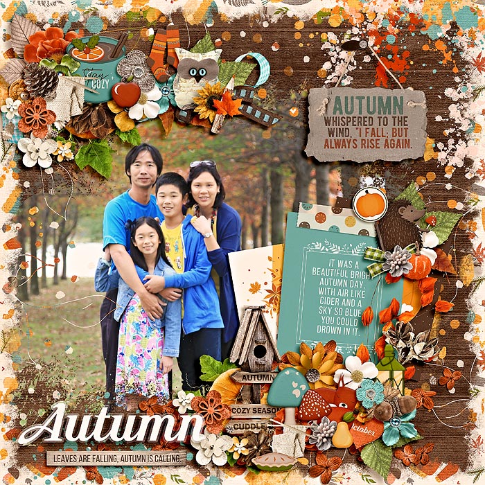 autumn - leaves are falling