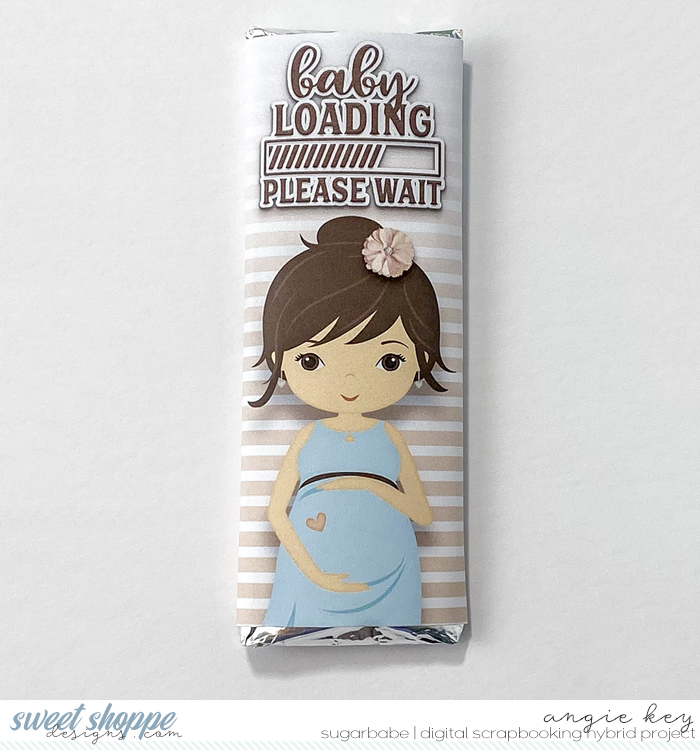 Baby Loading Candy Bar Wrapper